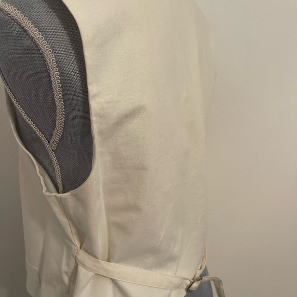 Cream Button-Up Vest - Picture 11 of 16